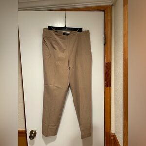 Talbots beige side zip trousers 14Petite. Great conditions.